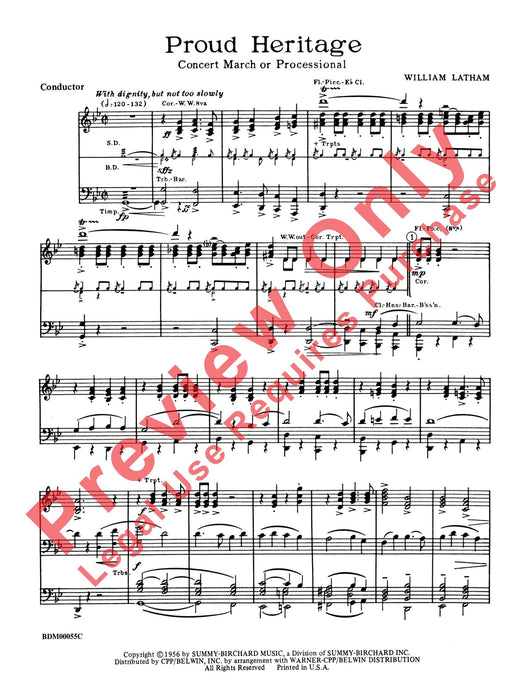 Proud Heritage 總譜 | 小雅音樂 Hsiaoya Music