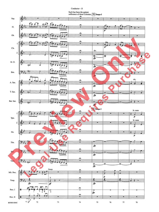 A Jefferson Portrait 總譜 | 小雅音樂 Hsiaoya Music