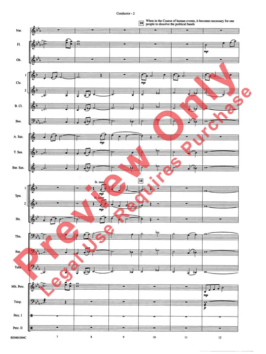 A Jefferson Portrait 總譜 | 小雅音樂 Hsiaoya Music