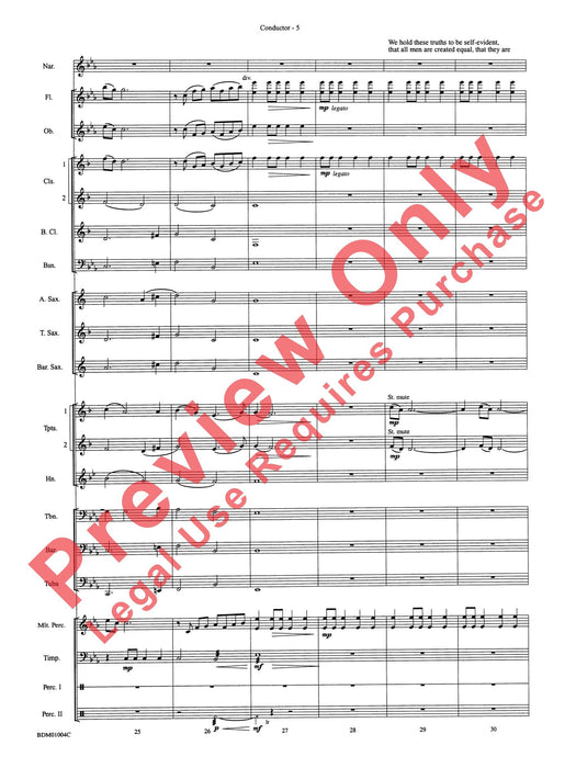 A Jefferson Portrait 總譜 | 小雅音樂 Hsiaoya Music