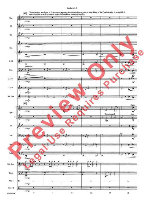 A Jefferson Portrait 總譜 | 小雅音樂 Hsiaoya Music