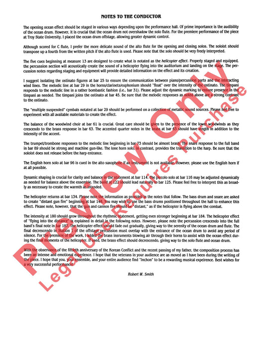 Inchon 總譜 | 小雅音樂 Hsiaoya Music