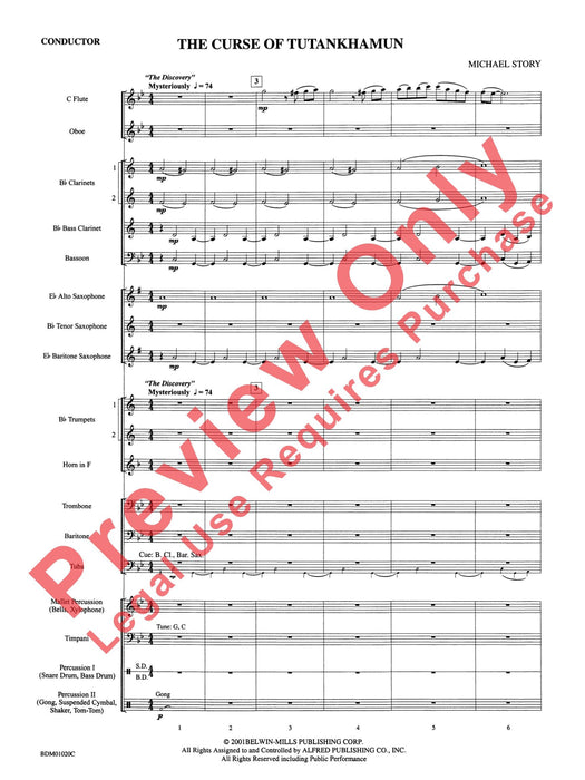 The Curse of Tutankhamun 總譜 | 小雅音樂 Hsiaoya Music