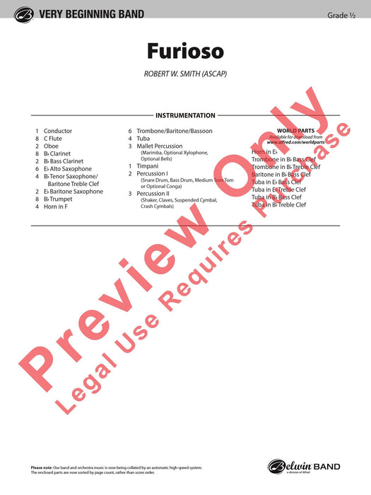 Furioso 總譜 | 小雅音樂 Hsiaoya Music