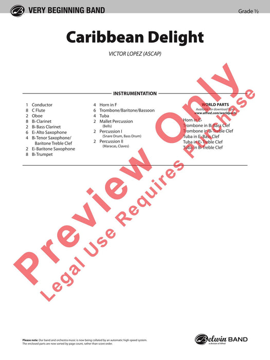 Caribbean Delight 總譜 | 小雅音樂 Hsiaoya Music