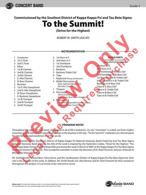 To the Summit! (Strive for the Highest) 總譜 | 小雅音樂 Hsiaoya Music