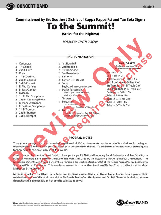 To the Summit! (Strive for the Highest) 總譜 | 小雅音樂 Hsiaoya Music