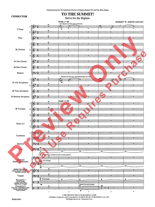 To the Summit! (Strive for the Highest) 總譜 | 小雅音樂 Hsiaoya Music