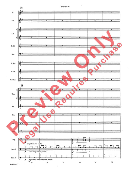 African Bell Carol (for Percussion and Winds) 耶誕頌歌 擊樂器 總譜 | 小雅音樂 Hsiaoya Music