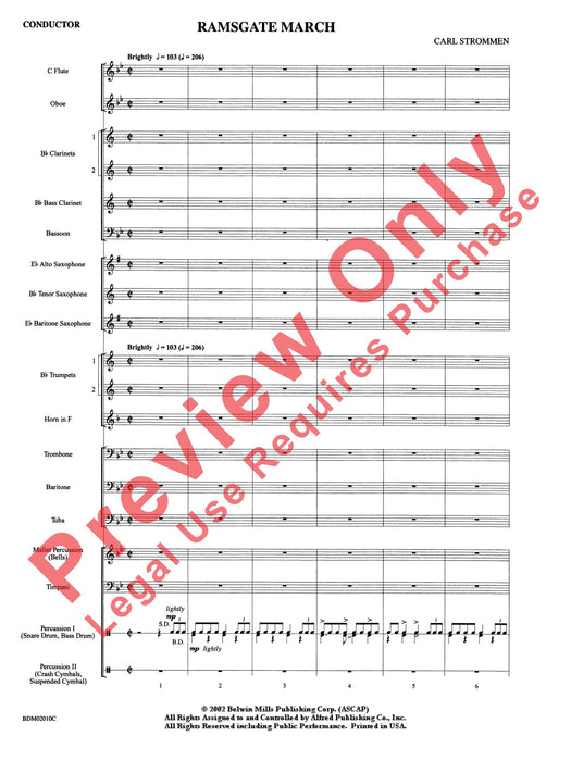 Ramsgate March 進行曲 總譜 | 小雅音樂 Hsiaoya Music