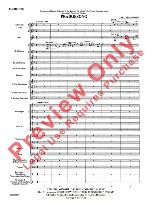 Prairiesong 總譜 | 小雅音樂 Hsiaoya Music