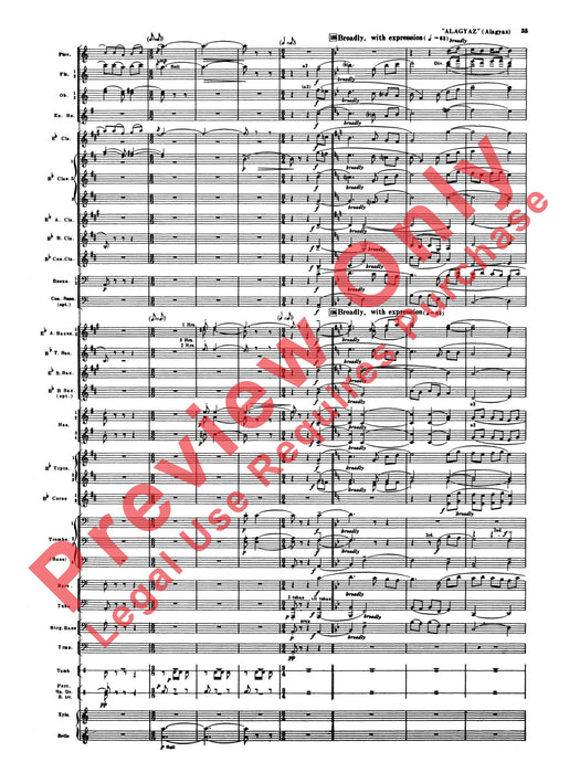 Armenian Dances, Part 1 舞曲 總譜 | 小雅音樂 Hsiaoya Music