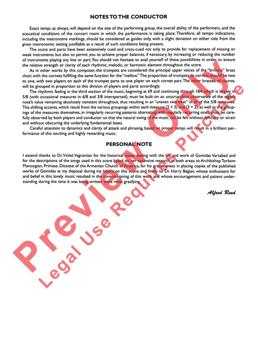 Armenian Dances, Part 1 舞曲 總譜 | 小雅音樂 Hsiaoya Music