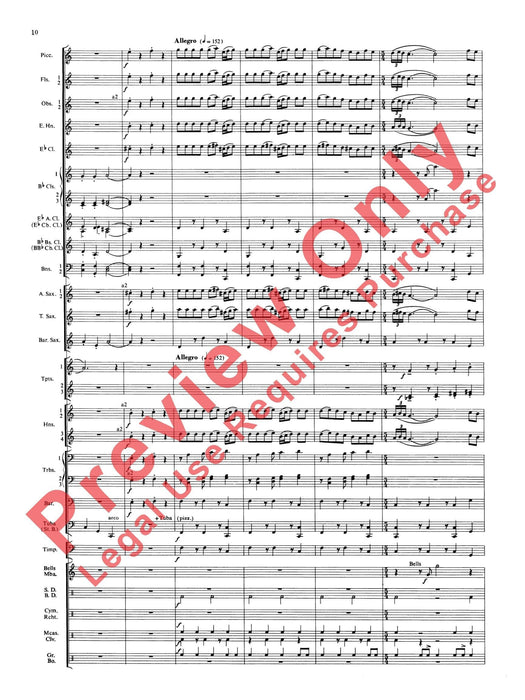 Symphonic Dance No. 3 ("Fiesta") 舞曲 總譜 | 小雅音樂 Hsiaoya Music