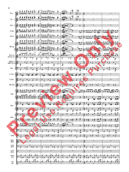 Symphonic Dance No. 3 ("Fiesta") 舞曲 總譜 | 小雅音樂 Hsiaoya Music