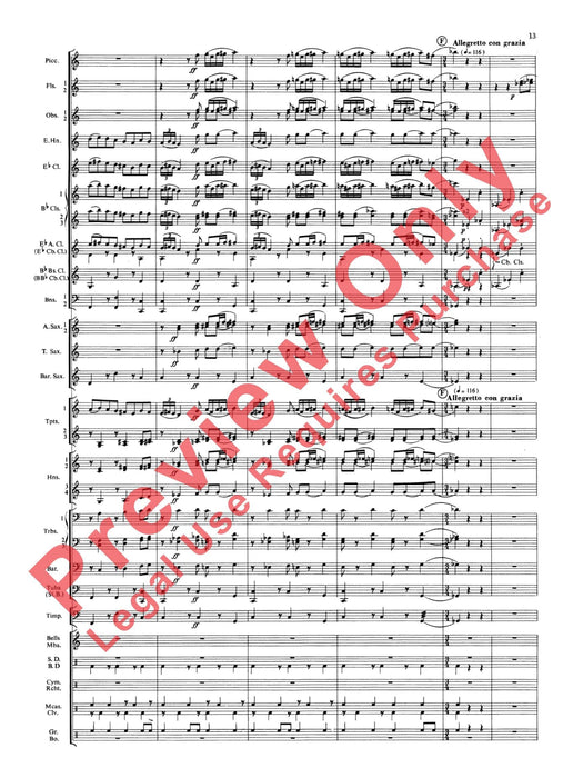 Symphonic Dance No. 3 ("Fiesta") 舞曲 總譜 | 小雅音樂 Hsiaoya Music