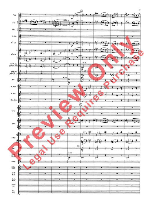 Symphonic Dance No. 3 ("Fiesta") 舞曲 總譜 | 小雅音樂 Hsiaoya Music