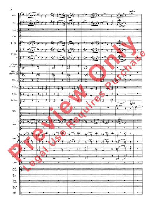 Symphonic Dance No. 3 ("Fiesta") 舞曲 總譜 | 小雅音樂 Hsiaoya Music