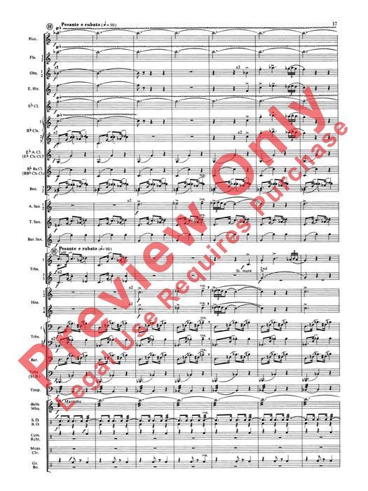 Symphonic Dance No. 3 ("Fiesta") 舞曲 總譜 | 小雅音樂 Hsiaoya Music