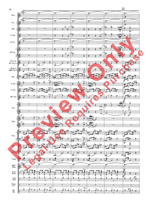 Symphonic Dance No. 3 ("Fiesta") 舞曲 總譜 | 小雅音樂 Hsiaoya Music