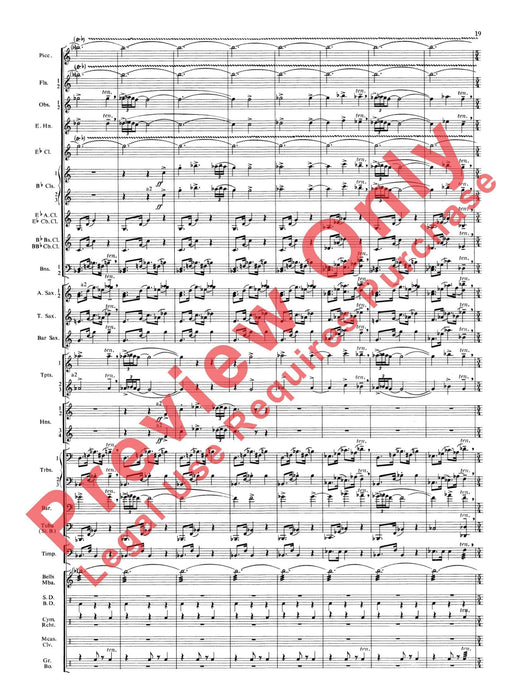 Symphonic Dance No. 3 ("Fiesta") 舞曲 總譜 | 小雅音樂 Hsiaoya Music