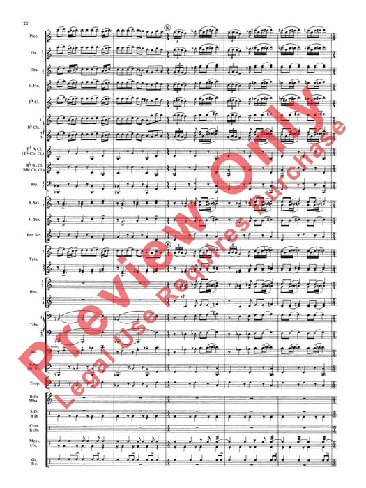 Symphonic Dance No. 3 ("Fiesta") 舞曲 總譜 | 小雅音樂 Hsiaoya Music