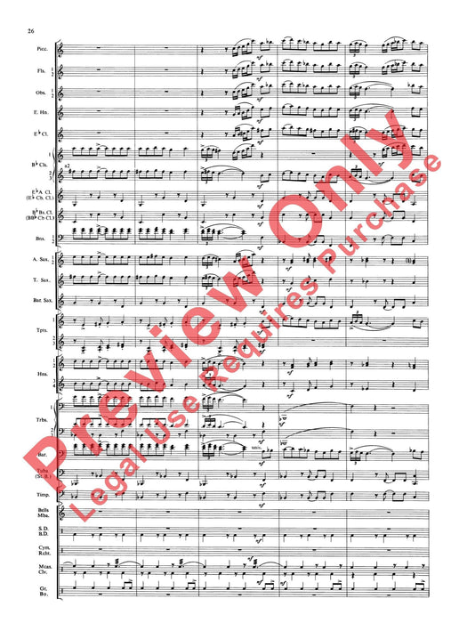 Symphonic Dance No. 3 ("Fiesta") 舞曲 總譜 | 小雅音樂 Hsiaoya Music