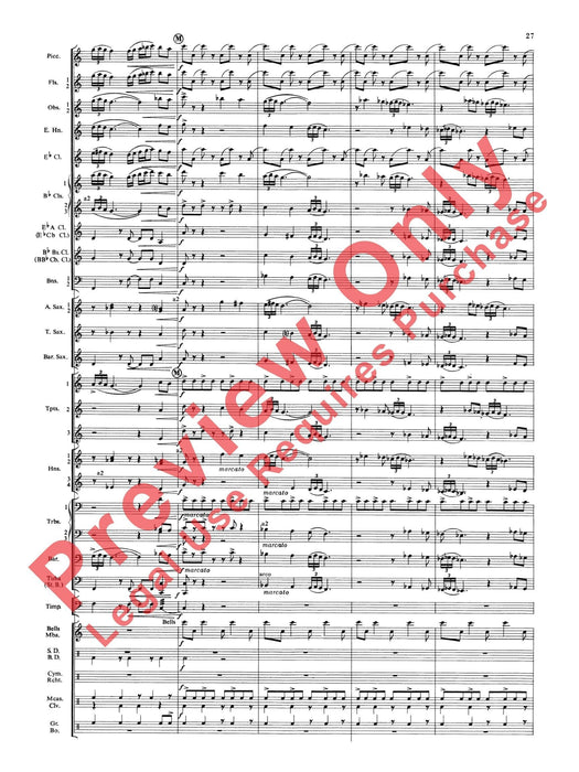 Symphonic Dance No. 3 ("Fiesta") 舞曲 總譜 | 小雅音樂 Hsiaoya Music