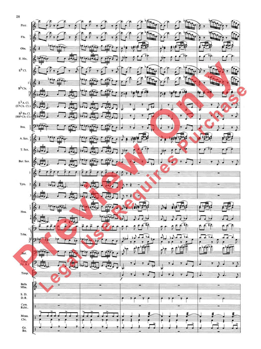 Symphonic Dance No. 3 ("Fiesta") 舞曲 總譜 | 小雅音樂 Hsiaoya Music