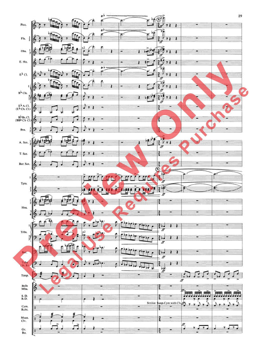 Symphonic Dance No. 3 ("Fiesta") 舞曲 總譜 | 小雅音樂 Hsiaoya Music