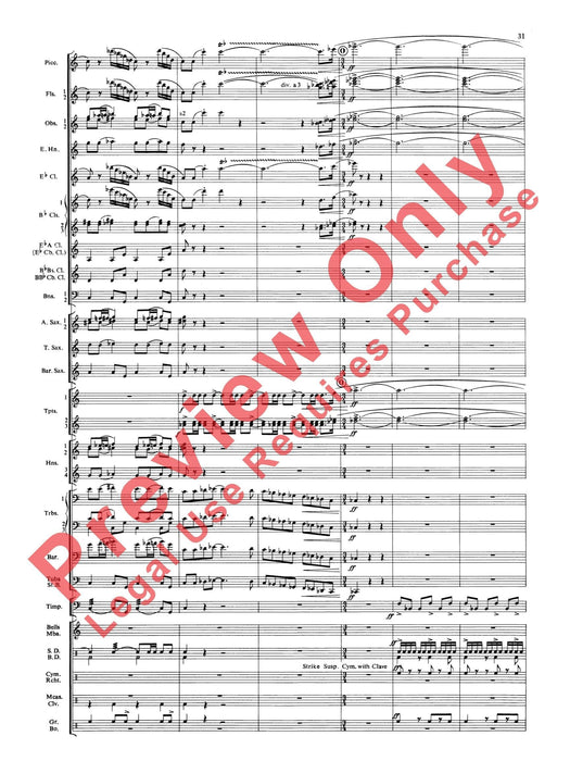 Symphonic Dance No. 3 ("Fiesta") 舞曲 總譜 | 小雅音樂 Hsiaoya Music