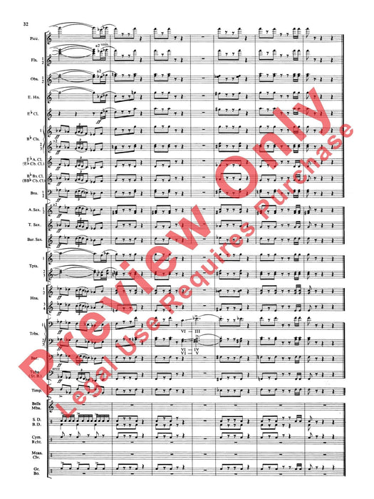 Symphonic Dance No. 3 ("Fiesta") 舞曲 總譜 | 小雅音樂 Hsiaoya Music