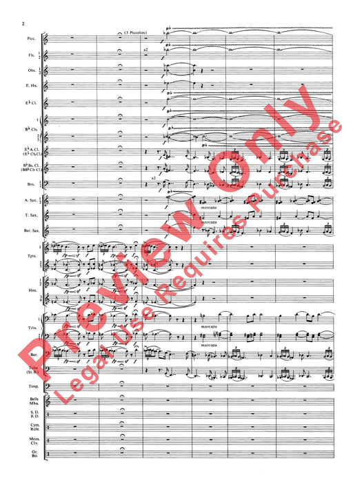 Symphonic Dance No. 3 ("Fiesta") 舞曲 總譜 | 小雅音樂 Hsiaoya Music