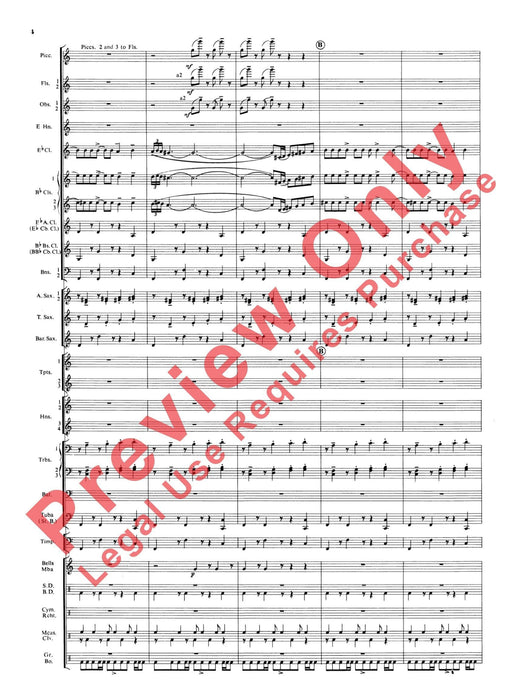 Symphonic Dance No. 3 ("Fiesta") 舞曲 總譜 | 小雅音樂 Hsiaoya Music