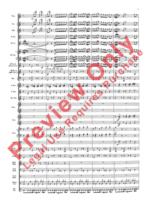 Symphonic Dance No. 3 ("Fiesta") 舞曲 總譜 | 小雅音樂 Hsiaoya Music