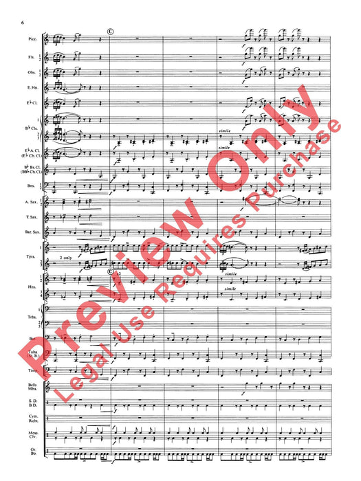 Symphonic Dance No. 3 ("Fiesta") 舞曲 總譜 | 小雅音樂 Hsiaoya Music