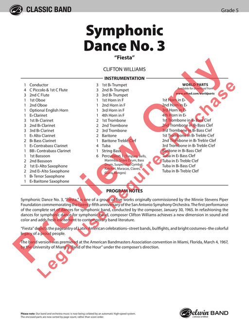 Symphonic Dance No. 3 ("Fiesta") 舞曲 | 小雅音樂 Hsiaoya Music