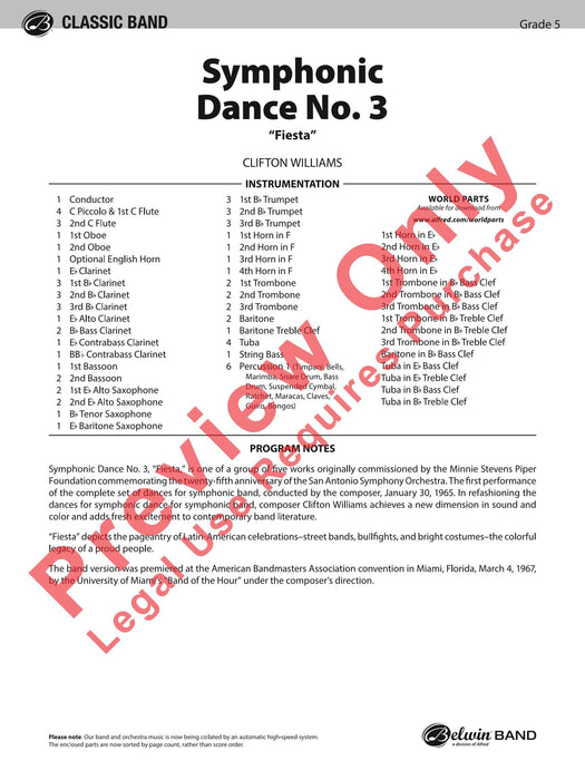 Symphonic Dance No. 3 ("Fiesta") 舞曲 | 小雅音樂 Hsiaoya Music