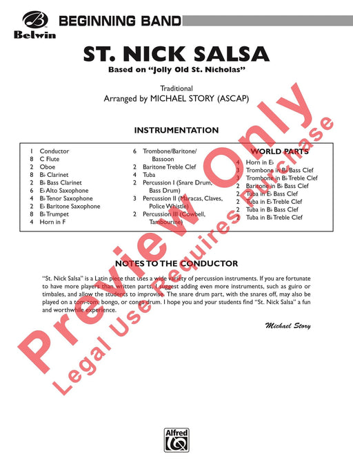 St. Nick Salsa 總譜 | 小雅音樂 Hsiaoya Music