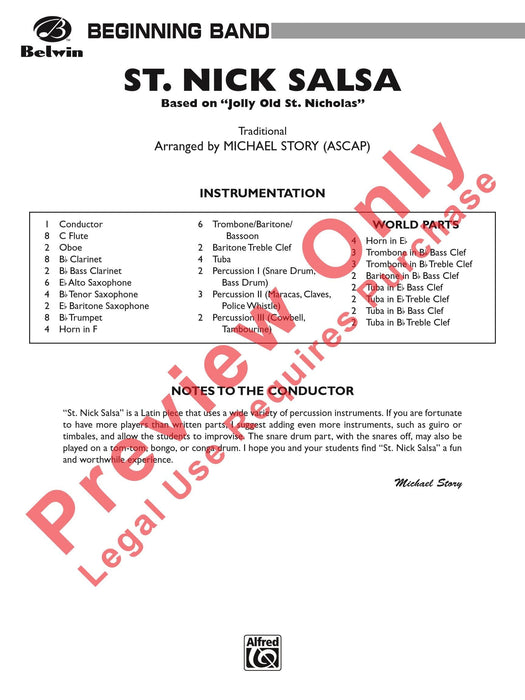 St. Nick Salsa 總譜 | 小雅音樂 Hsiaoya Music