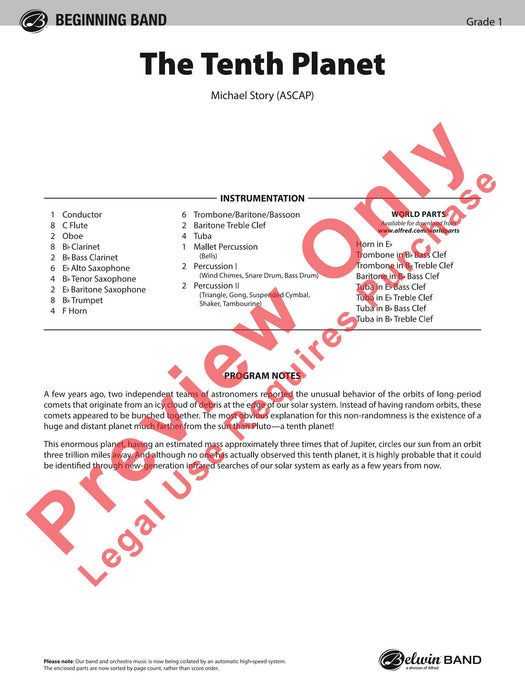 The Tenth Planet 總譜 | 小雅音樂 Hsiaoya Music