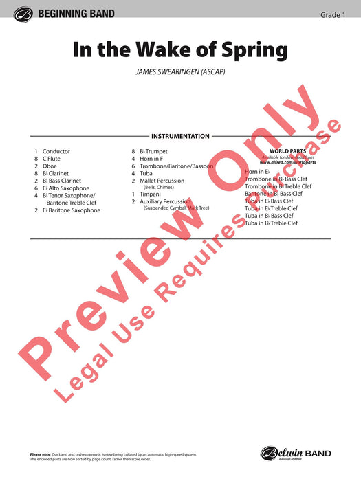 In the Wake of Spring 總譜 | 小雅音樂 Hsiaoya Music