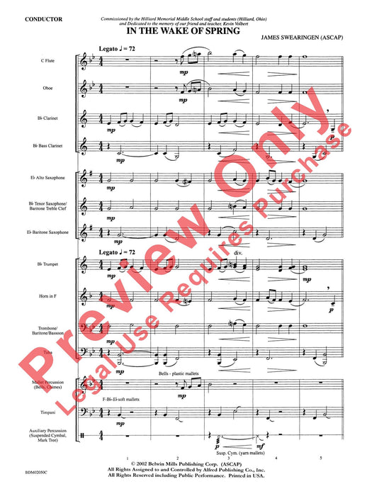 In the Wake of Spring 總譜 | 小雅音樂 Hsiaoya Music