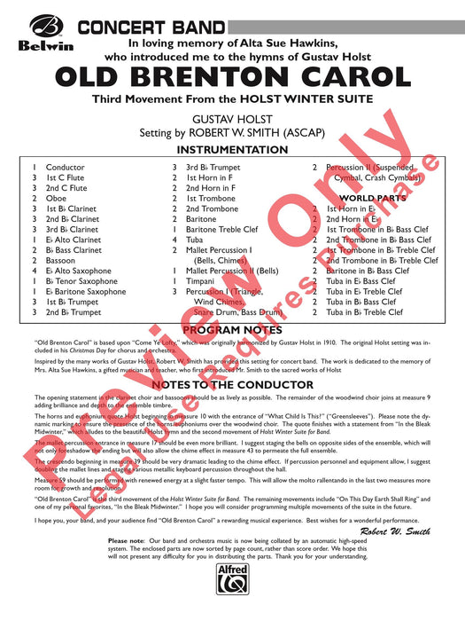 Old Brenton Carol (from the Holst Winter Suite) 耶誕頌歌 組曲 | 小雅音樂 Hsiaoya Music