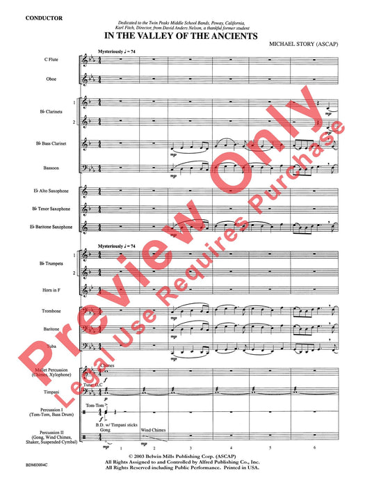 In the Valley of the Ancients 總譜 | 小雅音樂 Hsiaoya Music