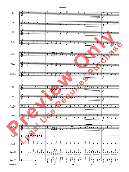 Hot Tamales Percussion Section Feature 擊樂器 總譜 | 小雅音樂 Hsiaoya Music