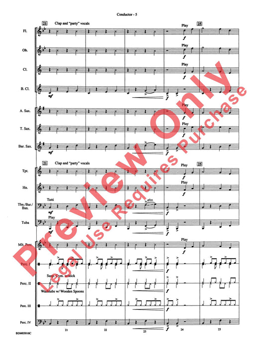 Dancin' on the Bayou 總譜 | 小雅音樂 Hsiaoya Music