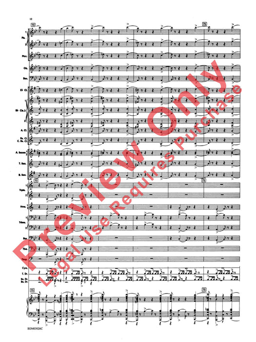 Festivo For Symphonic Band 內爾希伯爾 節慶 總譜 | 小雅音樂 Hsiaoya Music