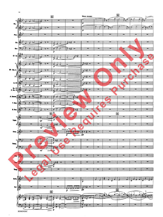 Festivo For Symphonic Band 內爾希伯爾 節慶 總譜 | 小雅音樂 Hsiaoya Music