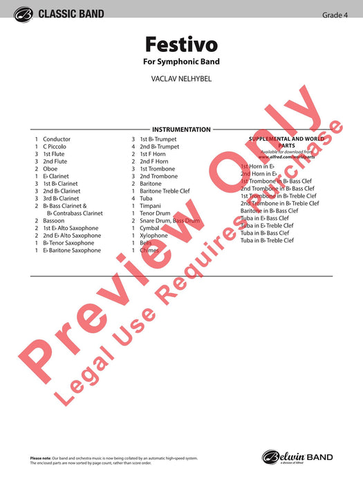 Festivo For Symphonic Band 內爾希伯爾 節慶 | 小雅音樂 Hsiaoya Music